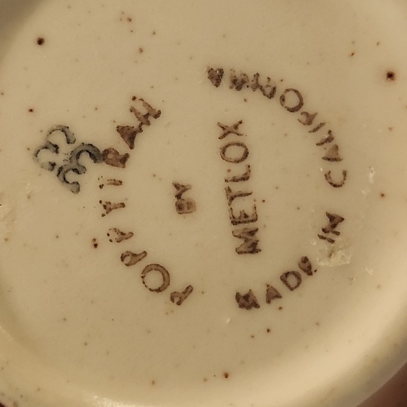 Vintage Poppylian By Metlox Vernon Ware Creamer - Picture 7 of 7